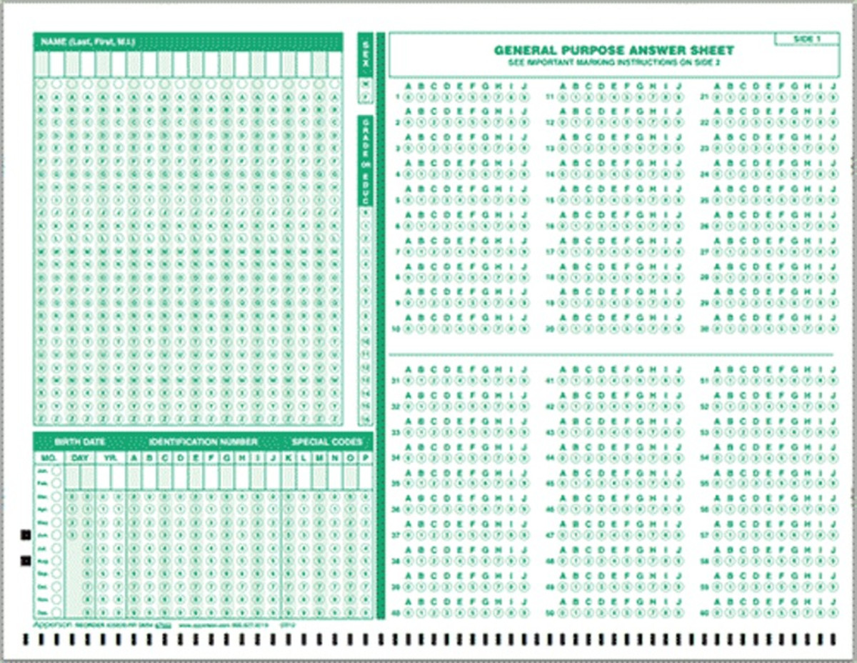 Scantron™ Compatible Answer Sheet and Forms Catalog Apperson General
